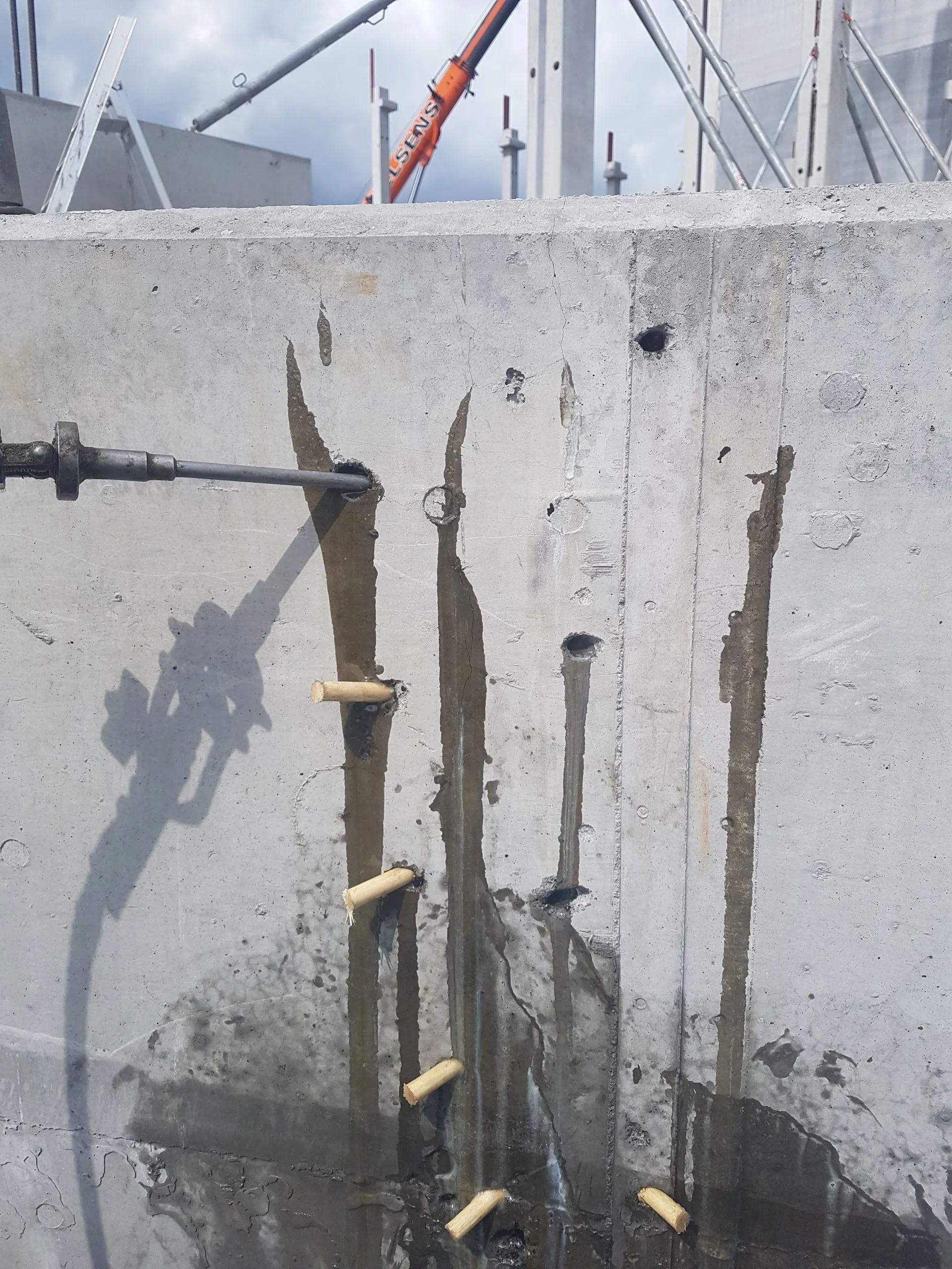 Betoninjectie van betonservice Benelux